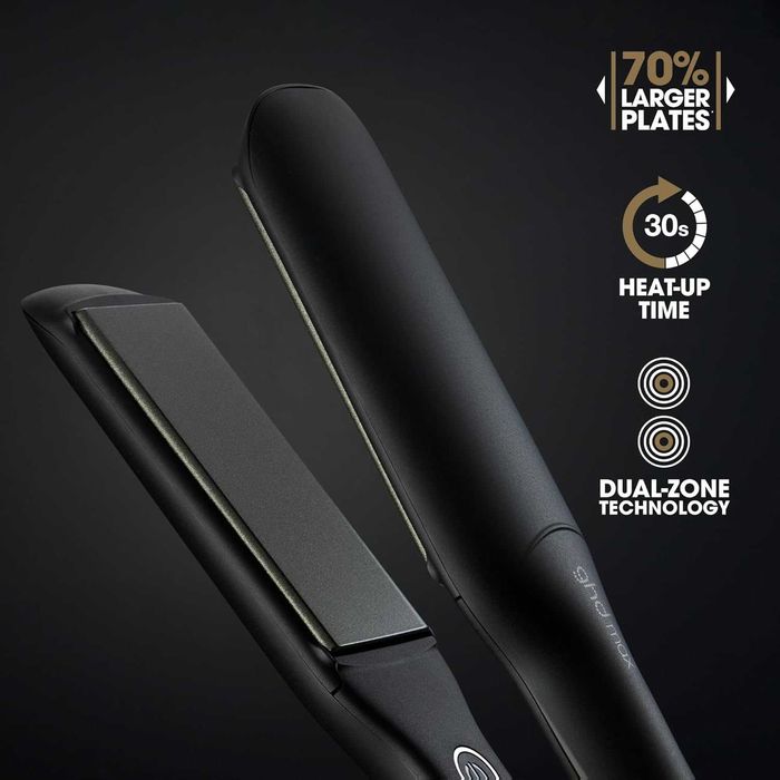 Професионална преса за коса GHD Max с широки керамични плочи, до 185°C ...