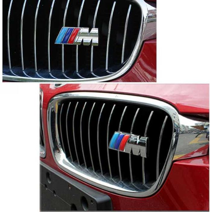 Емблема БМВ/BMW "М POWER'' метална за предна решетка