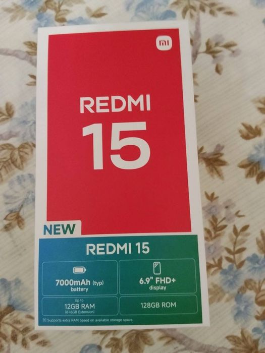 Redmi 15 6/128 срочно сотилади