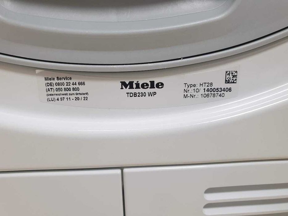 Miele T1 Active Plus Eco Сушилня с Термопомпа и Аларма Миеле 12м Гаранция