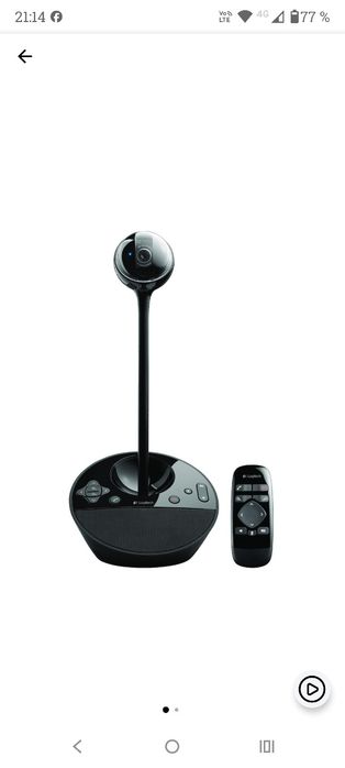 Cameră Web Logitech BCC 950 Conference cam cu telecomanda