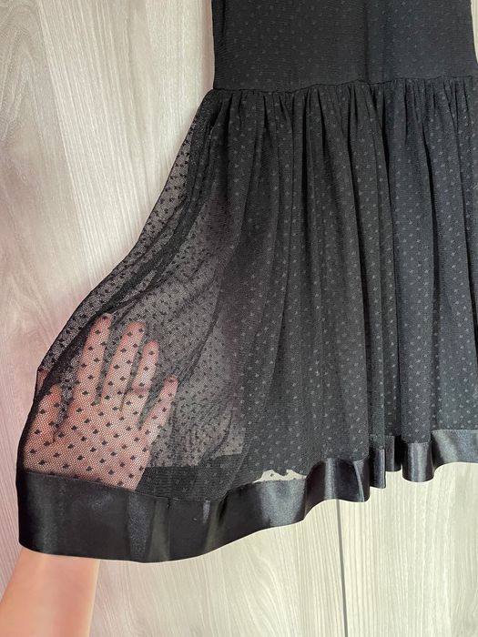 Детска черна рокля