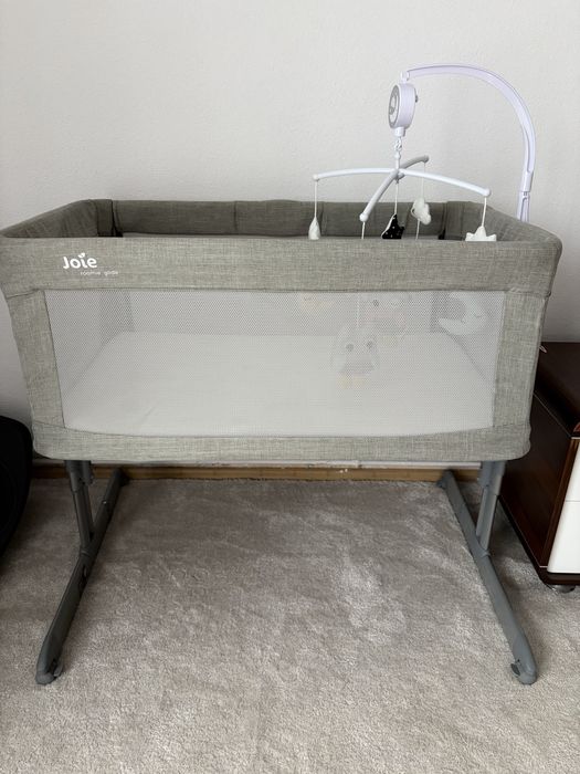 Cosleeper PATUT PLIABIL 2 IN 1 PENTRU COPII JOIE ROOMIE GLIDE, ALMOND