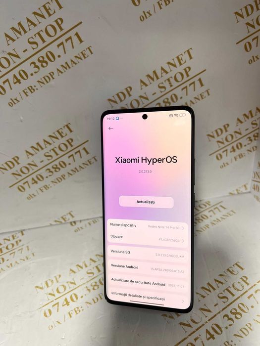 NDP Amanet Calea Mosilor 298 REDMI NOTE 14 PRO (51178)
