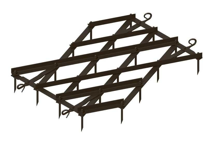 Борона зубовая (Собранная)