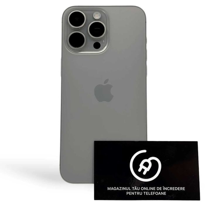 iPhone 15 Pro Max cu Garanție 24 Luni / Apple Plug