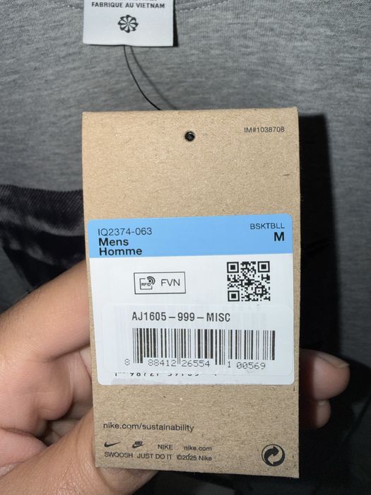 Мъжка сива тениска Nike Kobe Bryant - размер M, L, XL