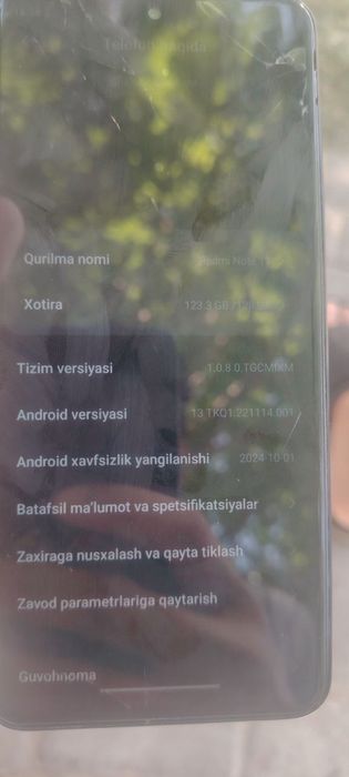 REDMI NOT 11 sotladi