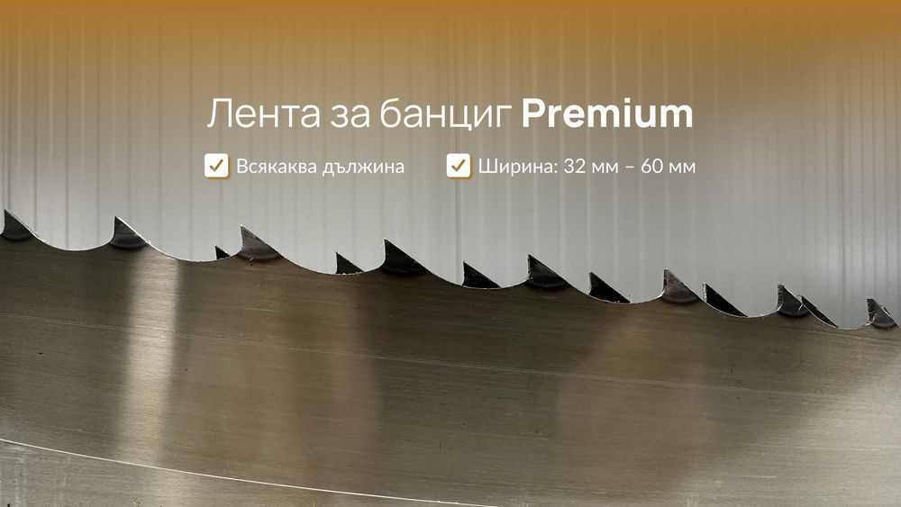PREMIUM Лента за банциг за разкрояване на трупи