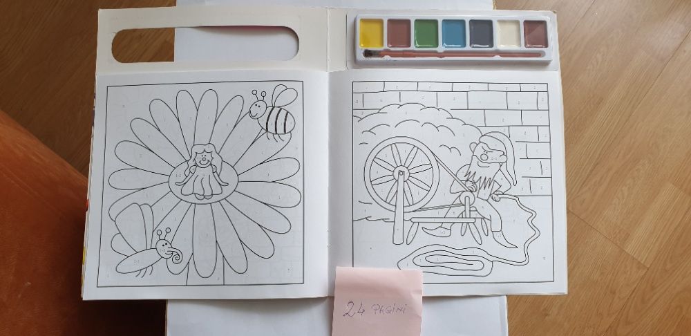 Carte de colorat pe numere