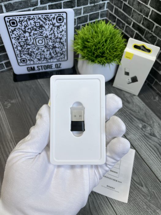 Bluetooth Адаптер Baseus BAO4 USB для ПК и ноутбука Bluetooth 5.0