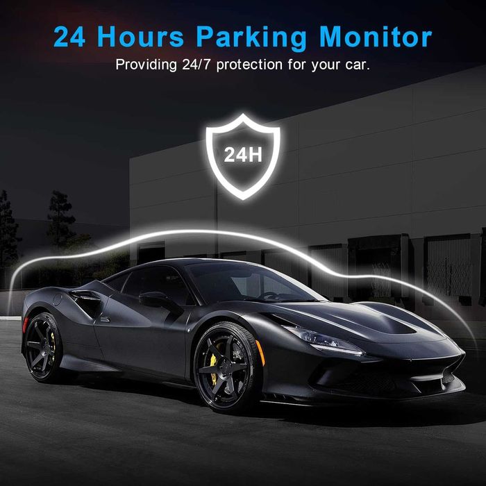 Високоскоростна камера Edospor Dash Cam за автомобили + 64G SD карта