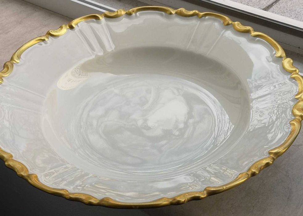 6 чении с позлата скъп изискан сервиз НОВО