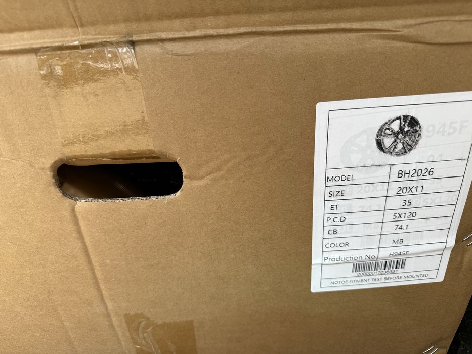 Jante aliaj noi BMW M X5 X6 - 5x120 R20 11J 10J