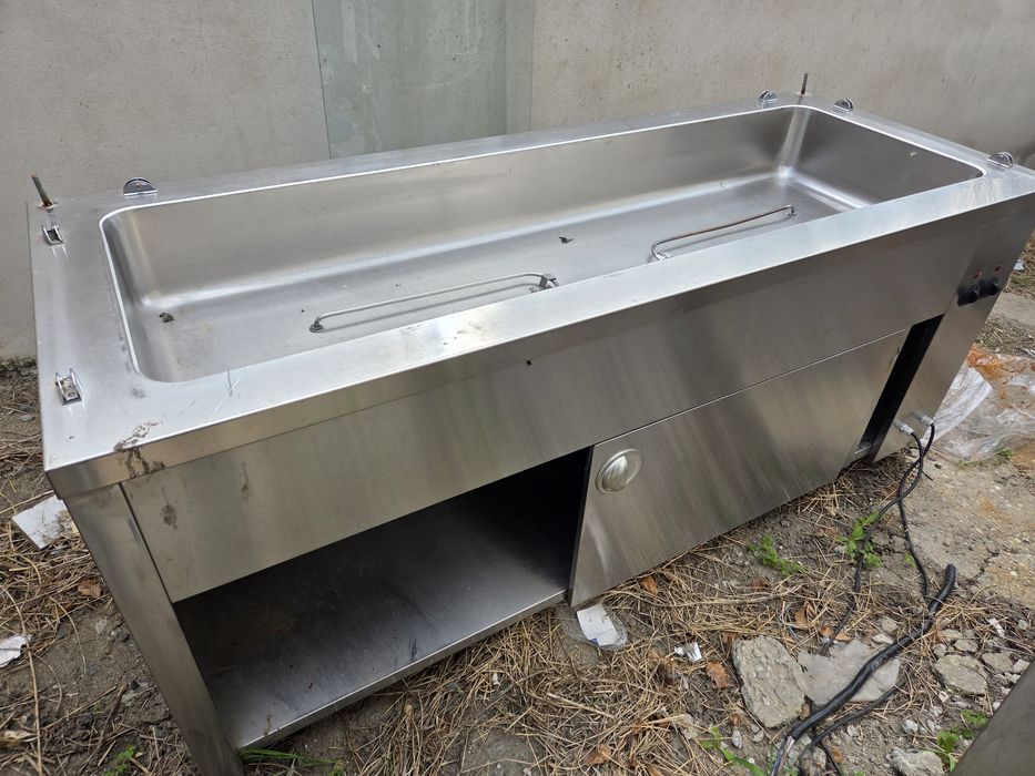 Vitrina rece, dulap cald inox, masa calda expunere