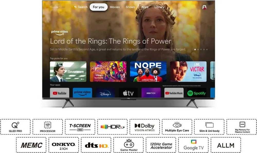 Телевизоры TCL 4K 60Hz\120Hz\144Hz оптом ив розницу есть рассрочка