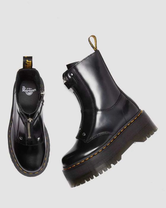 Кожени боти/Кубинки Dr. Martens Jetta Hi Max