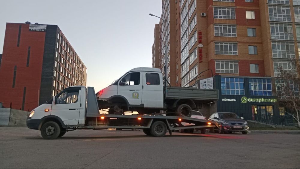 Срочный вызов эвакуатора в Астане Город и межгород