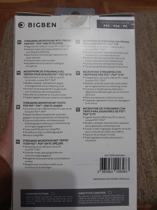 Микрофон BIGBEN Streaming