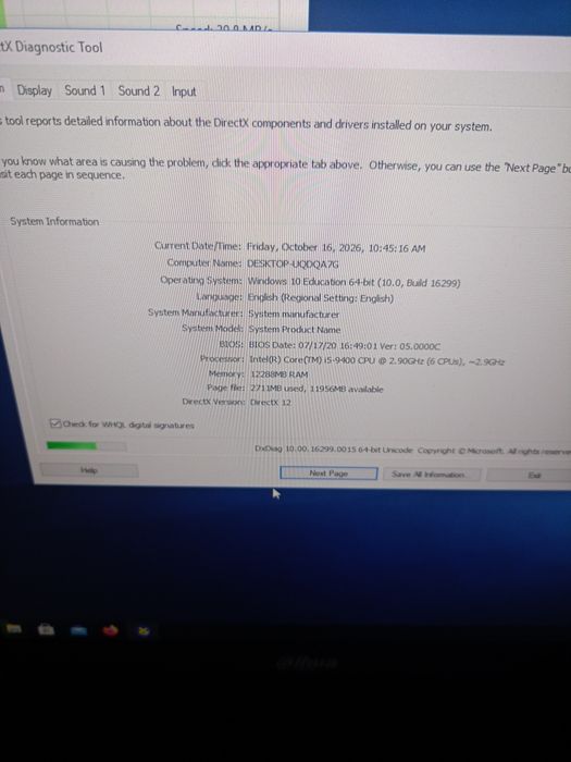 Unitate PC i5 Gen 9