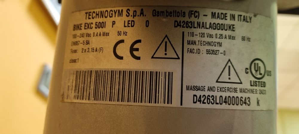 Technogym велоергометър