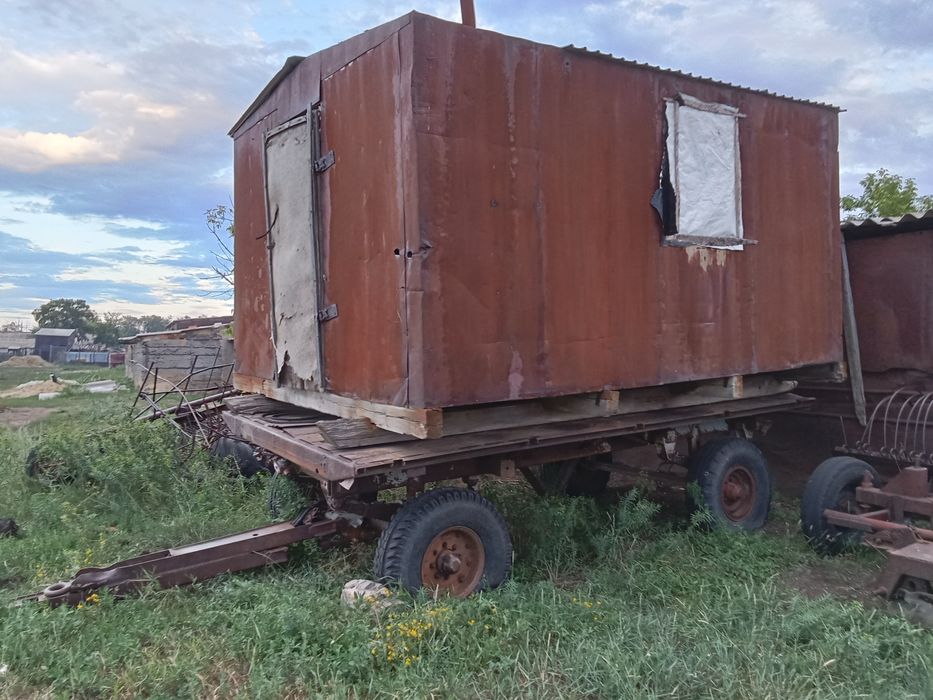 Сено косилка с граблями