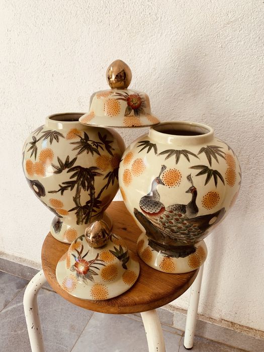 Ретро декоративни шведски керамични вази – комплект