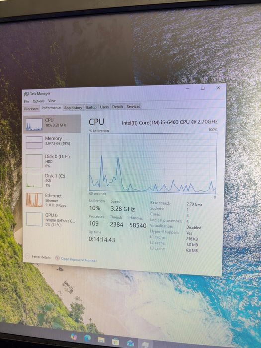 PC Gaming i5 DDR4 GTX 1060 6GB NZXT H210i AIO RGB. build alb negru