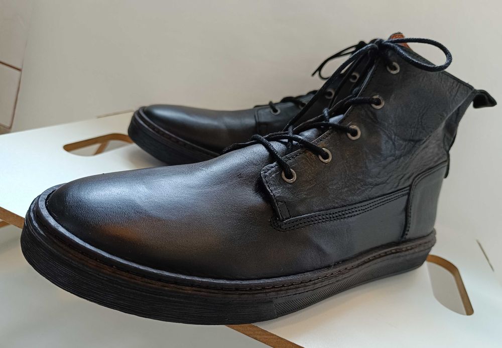 Ghete sport casual 44 premium Franco Geraldo Italy piele naturala