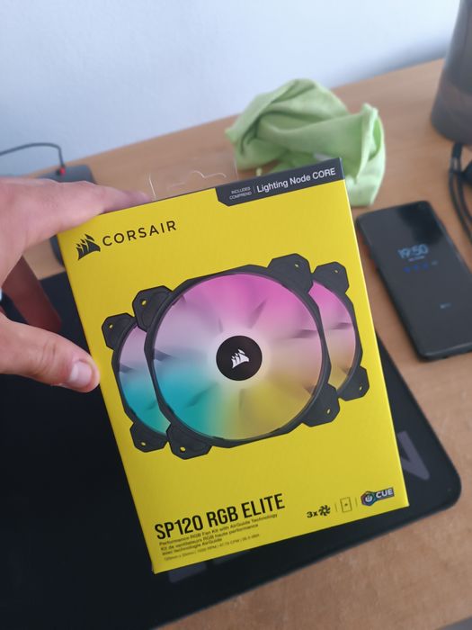 Fan urî / ventilatoare PC 120mm rgb corsair