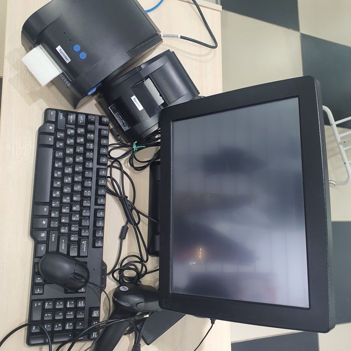 Моноблок сенсорный , принтер чеков