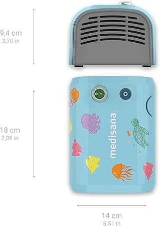 Компресорен инхалатор за деца и възтрастни Medisana IN 155