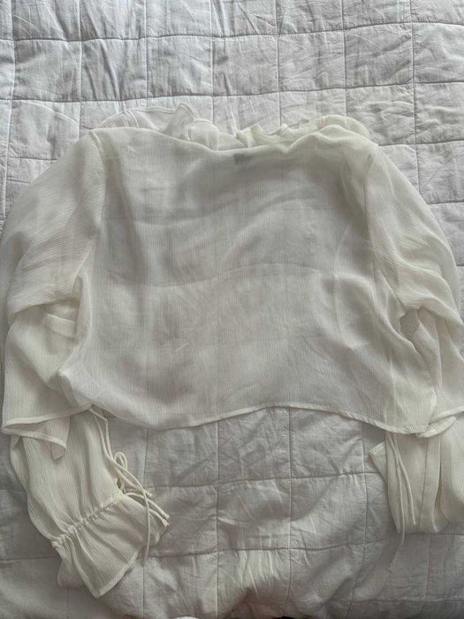 Рубашка H&M в кремовом цвете