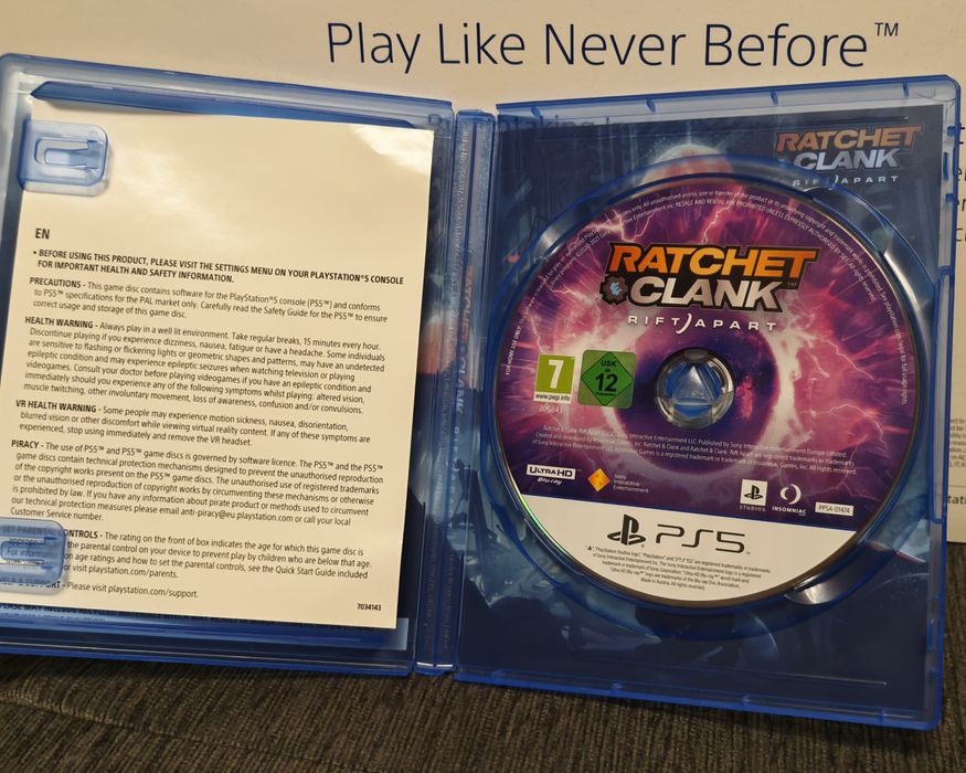 ***PS5 Ratchet and Clank RIFT APART PS 5 Play Station игра