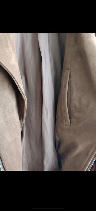 Geacă Biker H&M Camel  Unisex Mărimea M-L