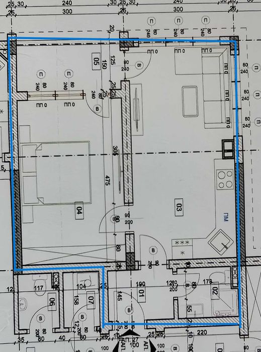 Продава се Двустаен апартамент в Благоевград, Освобождение - 65 кв.м за 612 €/кв.м - Снимка #3