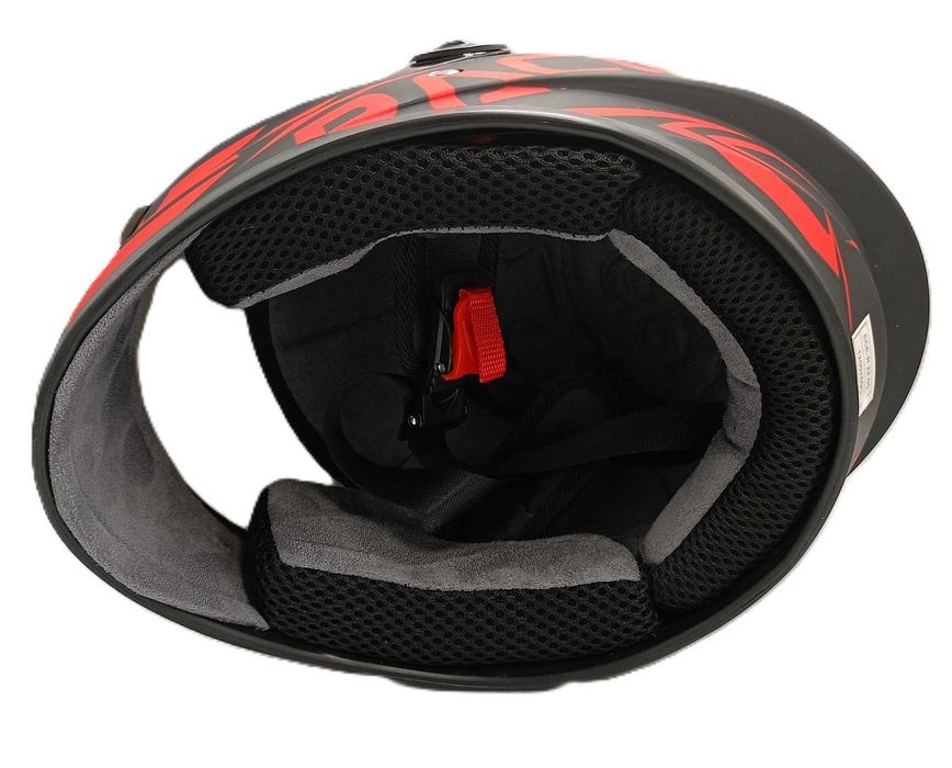 Детски мото комплект каска наколенки налакътници и ръкавици