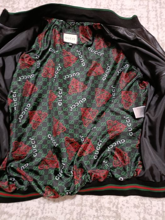 Geacă piele miel Gucci