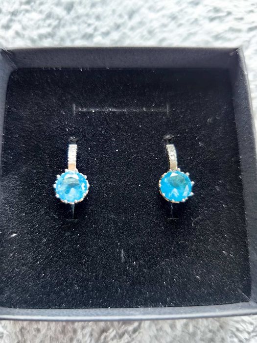 Нежни обеци Blue Triumph