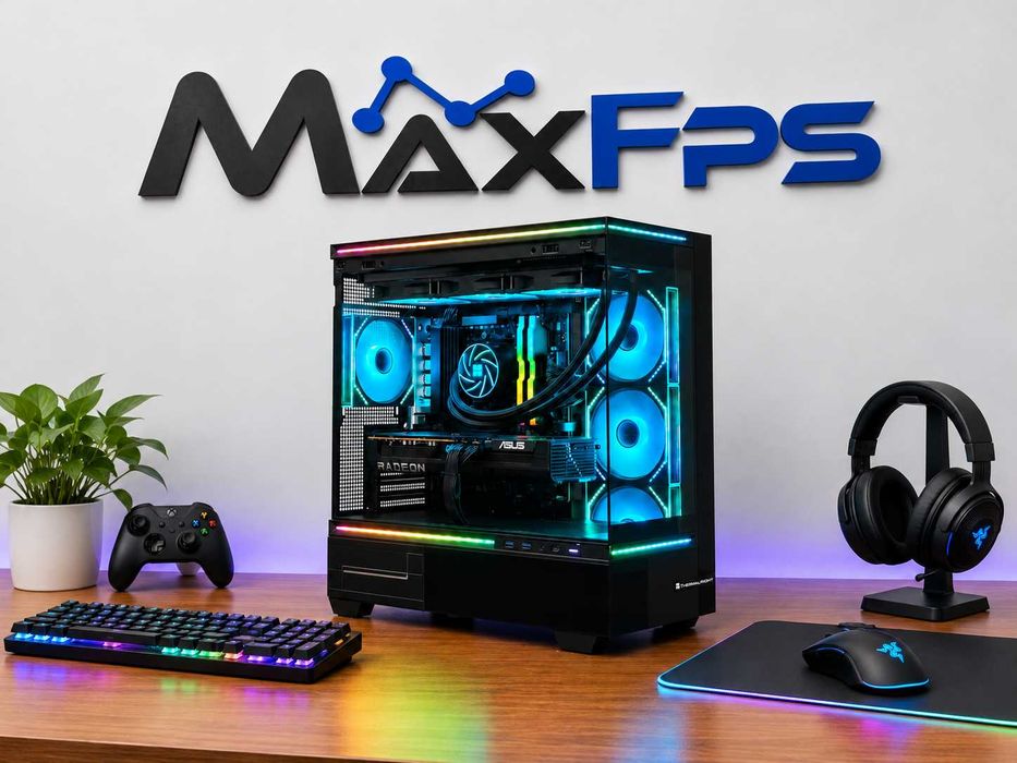 Чисто нов! RX 9070XT, Ryzen 7 9800X3D, 32 GB RAM Геймърски компютър!