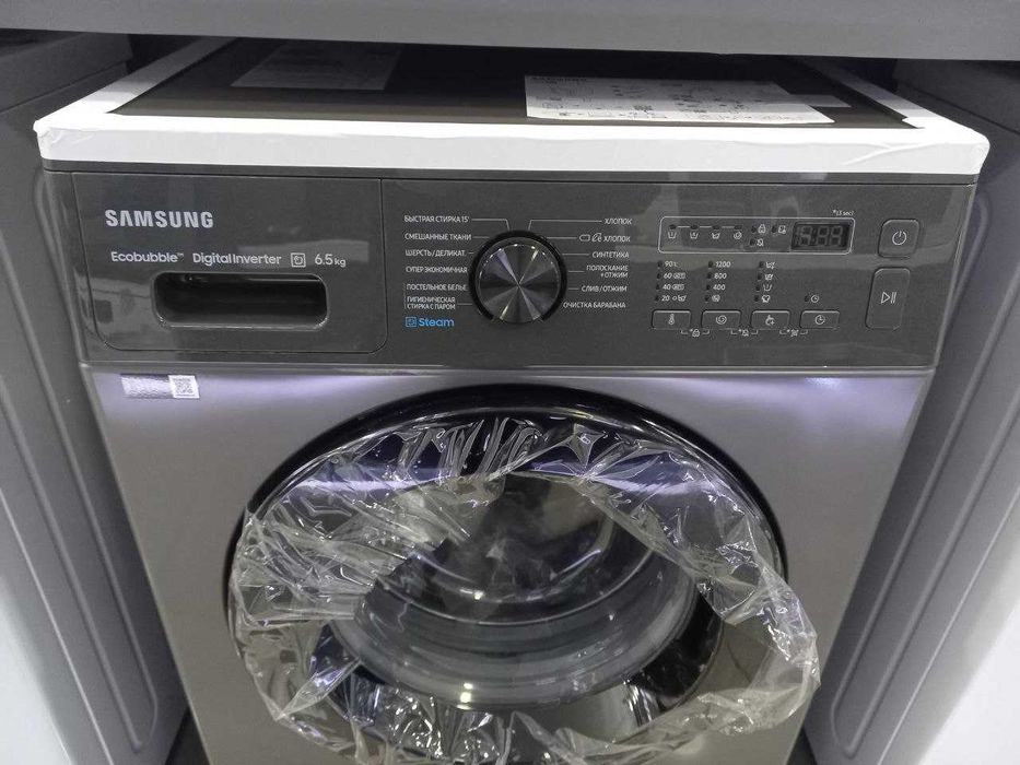 Стиральная машина Samsung 6,5кг EcoBubble Inverter WW65AG4S21CXLD