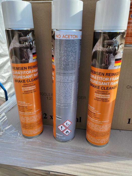 Spray curatat frane 850ml.Fara Acetona.Spray degresat.Import direct Germania!Pulverizeaza cu capul in jos.Pret+tva/buc comanda 840buc minim+tva