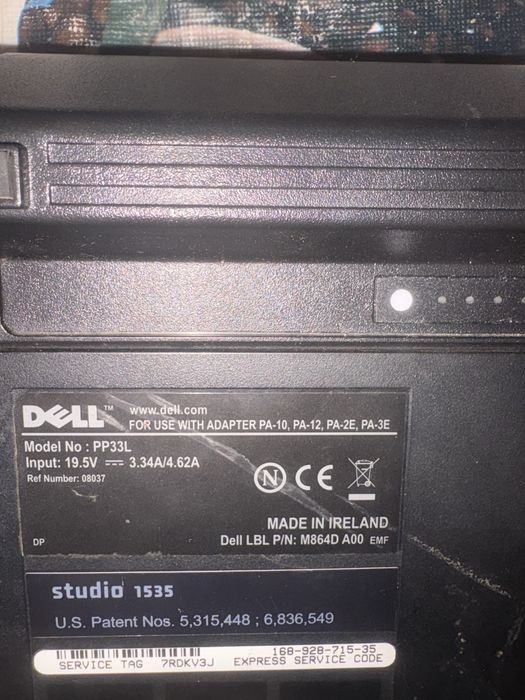 Лаптоп Dell studio 1535