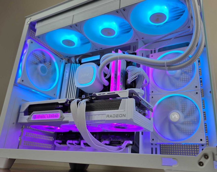 Геймърски компютър - Нов | Ryzen 7 7800X3D | RX 9070XT 16GB | DDR5 RAM | SSD NVMe )