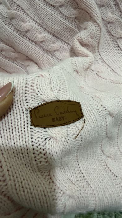 Детский вязаный Турецкий плед для новорождённых для девочки