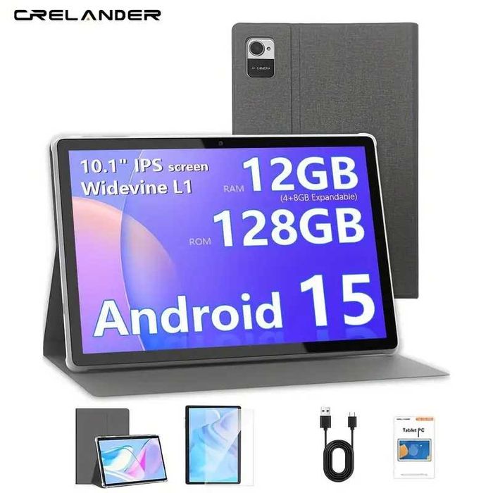 Нов запечатан таблет с Андроид 15,2025г.модел,напълно оборудван-210лв