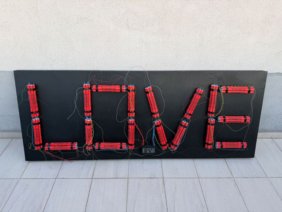 Tablou Dynamite LOVE