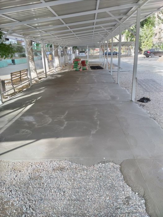 Стяжка для автостоянки (+ наливные полы)