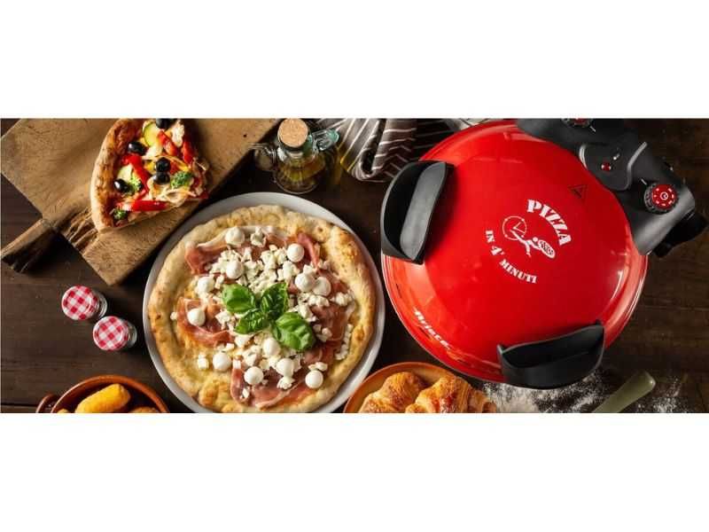 Електрическа Фурна за Пица с Каменна Плоча Ariete Pizzamaker, Червена