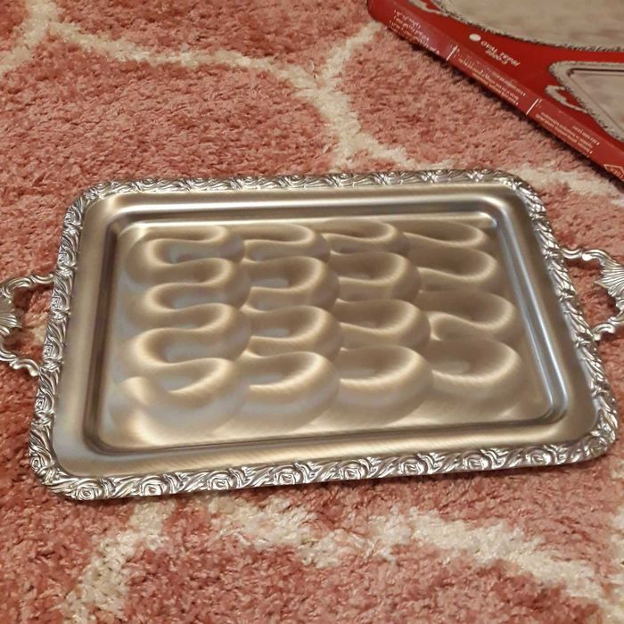 Посребрен Поднос